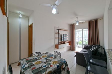 Sala de apartamento para alugar com 1 quarto, 56m² em Vila Caiçara, Praia Grande