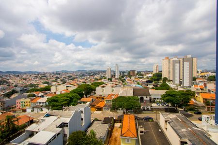 Vista da sala de apartamento à venda com 2 quartos, 78m² em Vila Assunção, Santo André