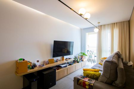 Sala de apartamento à venda com 2 quartos, 78m² em Vila Assunção, Santo André