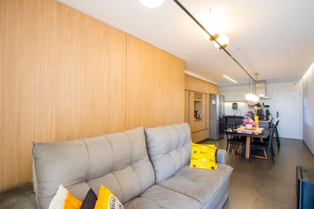 Sala de apartamento à venda com 2 quartos, 78m² em Vila Assunção, Santo André