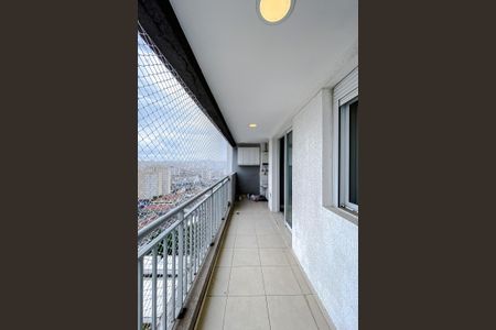 Varanda da Sala de apartamento para alugar com 2 quartos, 57m² em Brás, São Paulo