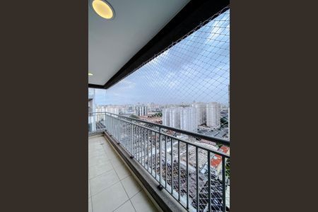 Varanda da Sala de apartamento para alugar com 2 quartos, 57m² em Brás, São Paulo