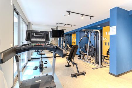 Studio para alugar com 35m², 1 quarto e sem vaga Studio para alugar com 35m², 1 quarto e sem vagaAcademia