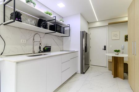 Studio para alugar com 35m², 1 quarto e sem vaga Studio para alugar com 35m², 1 quarto e sem vagaCozinha