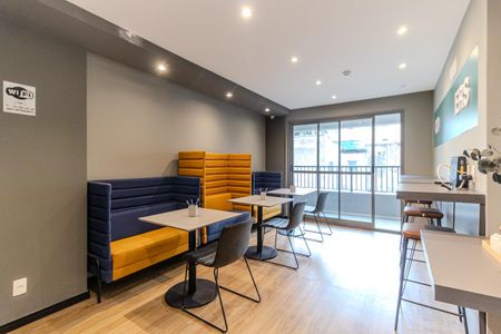 Studio para alugar com 35m², 1 quarto e sem vaga Studio para alugar com 35m², 1 quarto e sem vagaCoworking