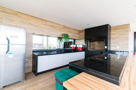 Studio para alugar com 44m², 1 quarto e 1 vagaChurrasqueira
