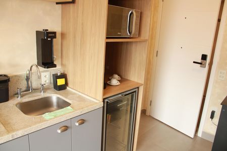 Studio à venda com 19m², 1 quarto e sem vagaCozinha