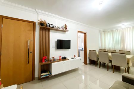 Sala de apartamento à venda com 2 quartos, 64m² em União, Belo Horizonte