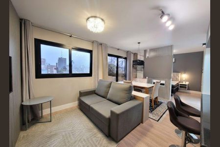 Sala  de apartamento para alugar com 1 quarto, 44m² em Auxiliadora, Porto Alegre