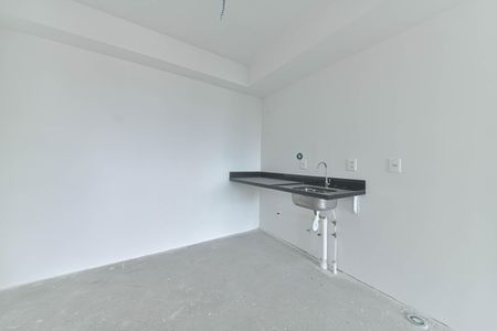 Cozinha de kitnet/studio à venda com 1 quarto, 26m² em Cidade Monções, São Paulo