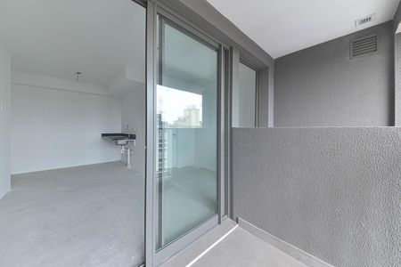 Varanda de kitnet/studio à venda com 1 quarto, 26m² em Cidade Monções, São Paulo