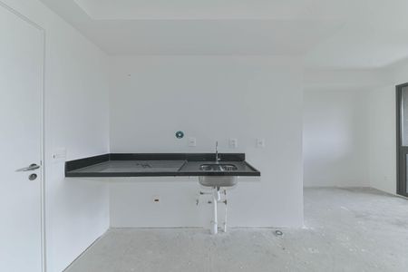 Cozinha de kitnet/studio à venda com 1 quarto, 26m² em Cidade Monções, São Paulo