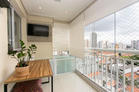 Varanda gourmet de apartamento à venda com 3 quartos, 80m² em Tatuapé, São Paulo