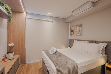 Studio para alugar com 35m², 1 quarto e 1 vaga Studio para alugar com 35m², 1 quarto e 1 vagaQuarto
