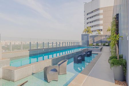 Studio para alugar com 35m², 1 quarto e 1 vagaPiscina