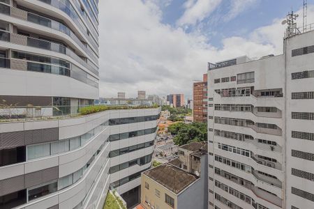 Vista da Varanda de kitnet/studio à venda com 1 quarto, 35m² em Pinheiros, São Paulo