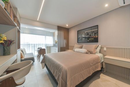 Quarto de kitnet/studio à venda com 1 quarto, 30m² em Jardim das Acacias, São Paulo