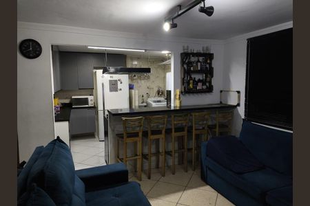 Sala de apartamento à venda com 2 quartos, 55m² em Vila Camilópolis, Santo André