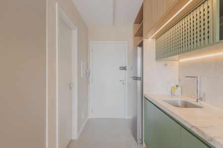 Studio à venda com 25m², 1 quarto e sem vagaCozinha