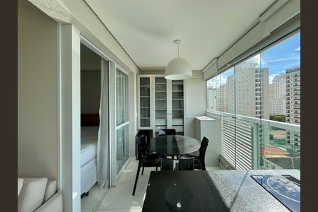 Varanda de apartamento para alugar com 1 quarto, 33m² em Brooklin, São Paulo