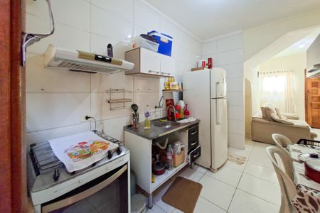 Cozinha  de casa de condomínio para alugar com 2 quartos, 41m² em Princesa, Praia Grande