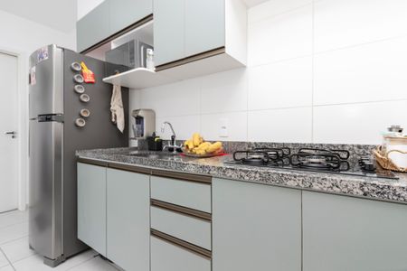 Cozinha de apartamento para alugar com 2 quartos, 34m² em Santo Amaro, São Paulo