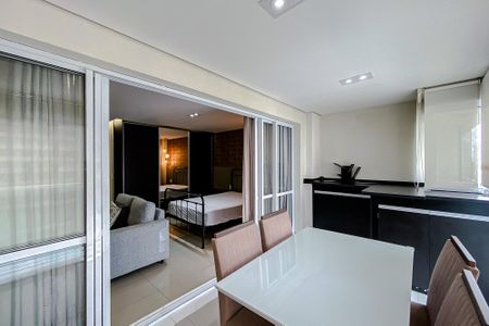 Studio para alugar com 55m², 1 quarto e 1 vagaVaranda