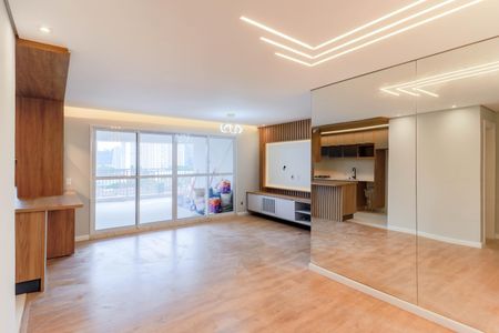 Sala de apartamento para alugar com 3 quartos, 110m² em Jardim Caravelas, São Paulo
