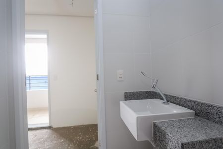 Banheiro da Suite de kitnet/studio à venda com 1 quarto, 29m² em Morumbi, São Paulo