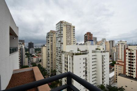 varanda sala de jantar de apartamento para alugar com 2 quartos, 39m² em Pinheiros, São Paulo
