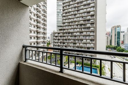 Varanda de apartamento para alugar com 1 quarto, 24m² em Vila Nova Conceição, São Paulo