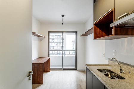 Sala/Cozinha de apartamento para alugar com 1 quarto, 24m² em Vila Nova Conceição, São Paulo