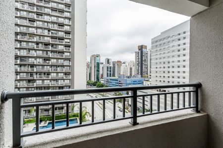 Varanda de apartamento para alugar com 1 quarto, 24m² em Vila Nova Conceição, São Paulo