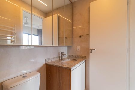 Studio para alugar com 24m², 1 quarto e sem vaga Studio para alugar com 24m², 1 quarto e sem vagaBanheiro