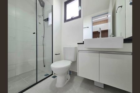 Studio para alugar com 25m², 1 quarto e sem vaga Studio para alugar com 25m², 1 quarto e sem vagaBanheiro