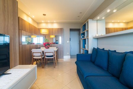 Sala de apartamento à venda com 3 quartos, 74m² em Vila Guarani (zona Sul), São Paulo