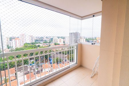 Sacada da Sala de apartamento à venda com 3 quartos, 74m² em Vila Guarani (zona Sul), São Paulo