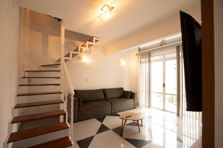 Sala  de apartamento para alugar com 1 quarto, 62m² em Parque Campolim, Sorocaba