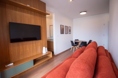 Sala  de apartamento para alugar com 1 quarto, 46m² em Jardim Guaruja, Sorocaba