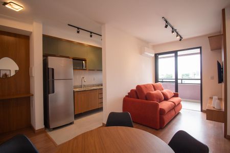 Sala  de apartamento para alugar com 1 quarto, 46m² em Jardim Guaruja, Sorocaba