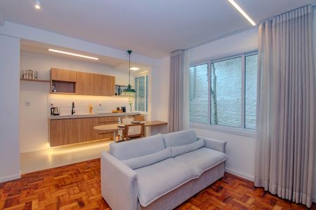Sala de apartamento para alugar com 1 quarto, 44m² em Floresta, Porto Alegre