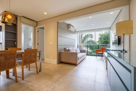 Sala/Cozinha de apartamento para alugar com 1 quarto, 60m² em Paraíso, São Paulo