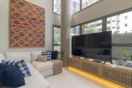 Sala de apartamento à venda com 2 quartos, 92m² em Indianópolis, São Paulo