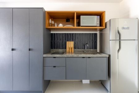 Studio para alugar com 25m², 1 quarto e sem vagaCozinha