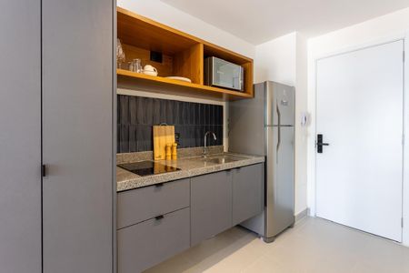 Studio para alugar com 25m², 1 quarto e sem vagaCozinha