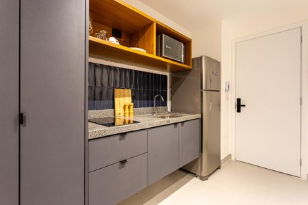 Studio para alugar com 25m², 1 quarto e sem vagaCozinha