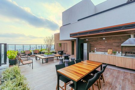 Apartamento para alugar com 35m², 1 quarto e sem vagachurrasqueira rooftop