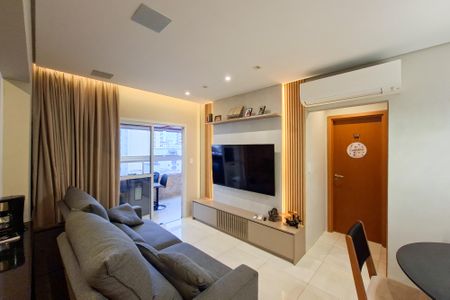 Sala de apartamento para alugar com 1 quarto, 64m² em Cidade Ocian, Praia Grande