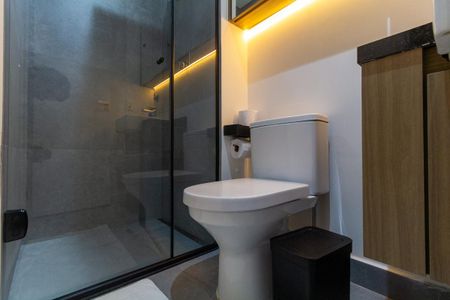 Studio para alugar com 21m², 1 quarto e sem vaga Studio para alugar com 21m², 1 quarto e sem vagaBanheiro