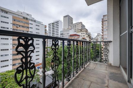 Sala - Varanda de apartamento à venda com 3 quartos, 212m² em Cerqueira César, São Paulo